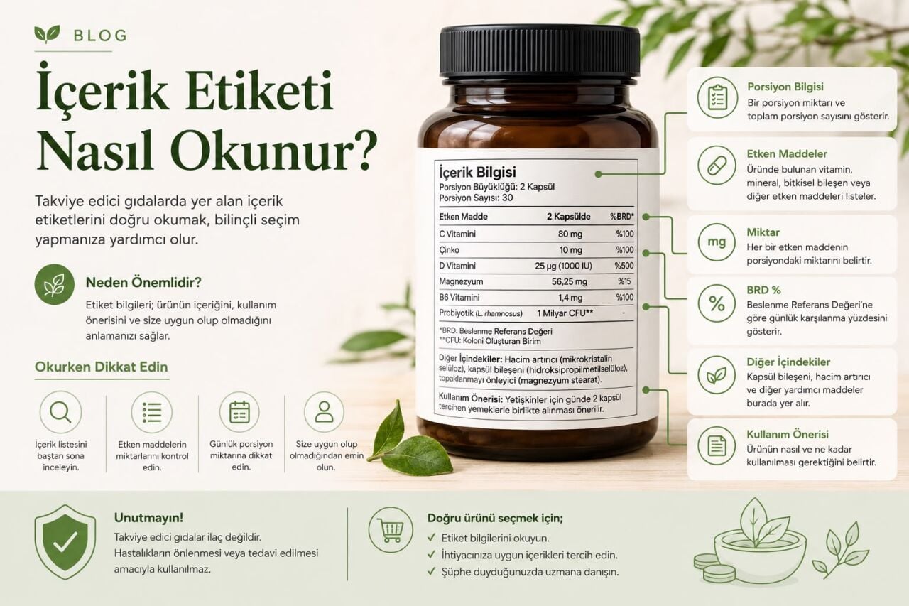 İçerik Etiketi Nasıl Okunur?
