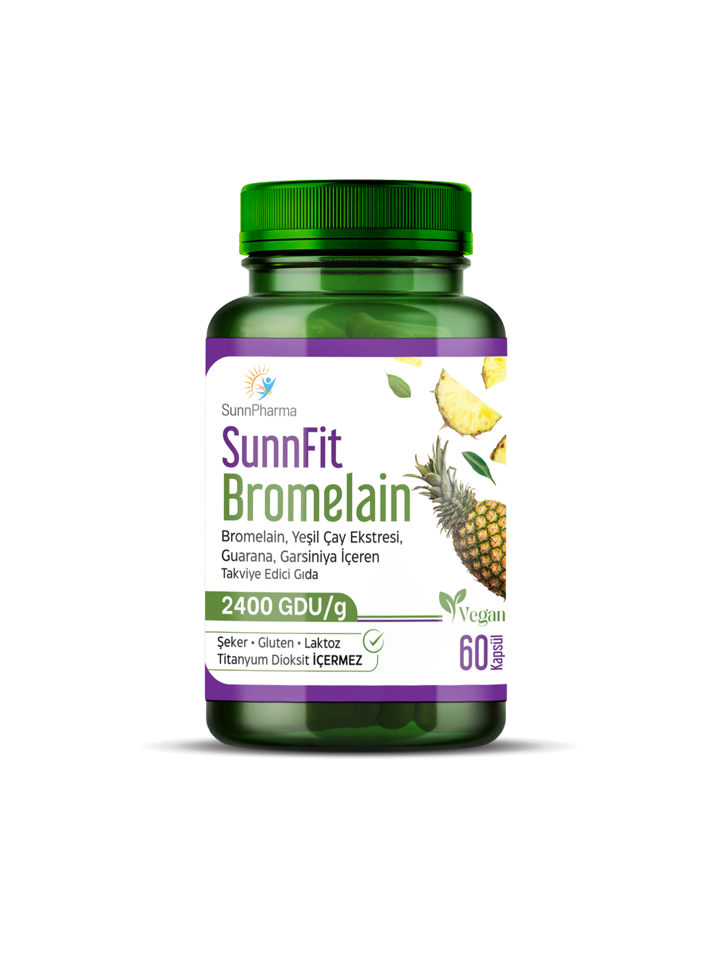 SunnFit Bromelain Takviye Edici Gıda